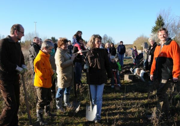 März 2014 - Pflanzaktion mit Kindergarten St. Georg